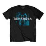 deftones static skull black t shirt