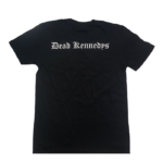 dead kennedys distressed logo black t shirt back