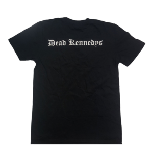 dead kennedys distressed logo black t shirt back