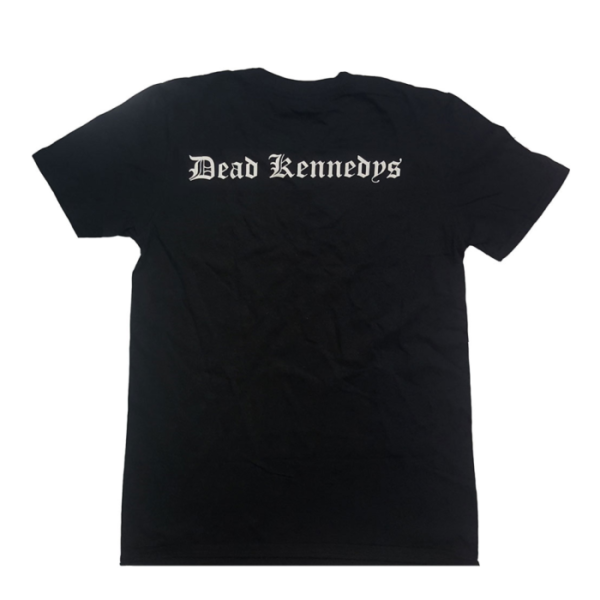dead kennedys distressed logo black t shirt back