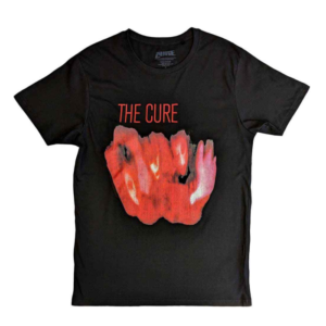 cure the pornography girly black t shirt