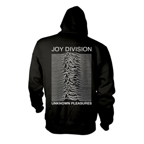 joy division unknown pleasures black zip up hoodie back