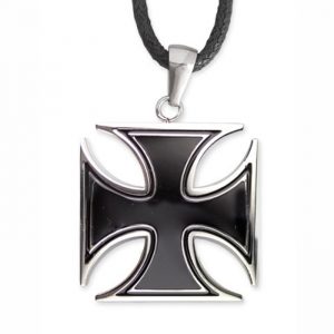 BLACK IRON CROSS - Stainless Steel