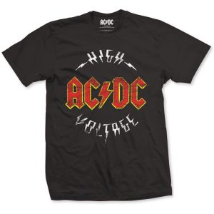 AC/DC - high voltage distressed logo