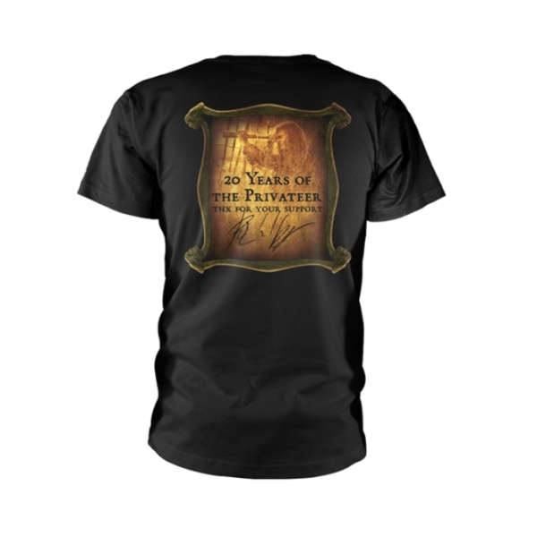 running wild privateer black t shirt back