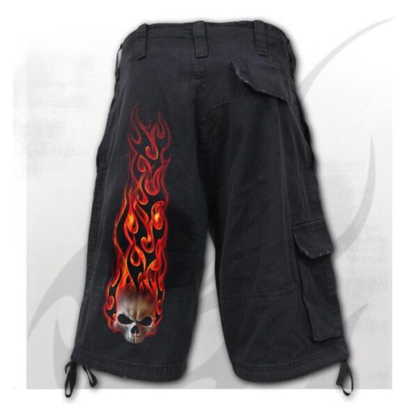 SPIRAL - Skull Blast Cargo Shorts - Image 2