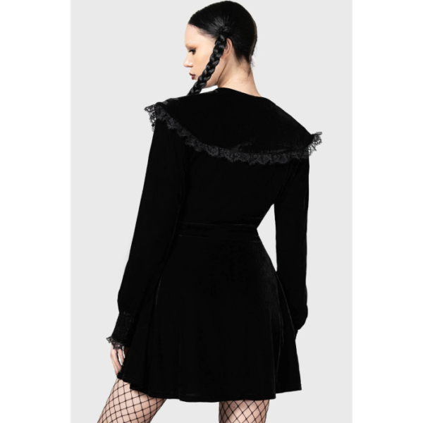 killstar emilee emilee collar black dress