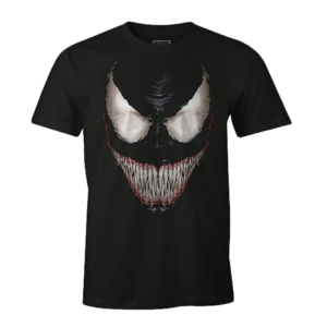 marvel venom smile black t-shirt