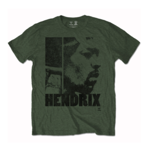 jimi hendrix let me live khaki t-shirt