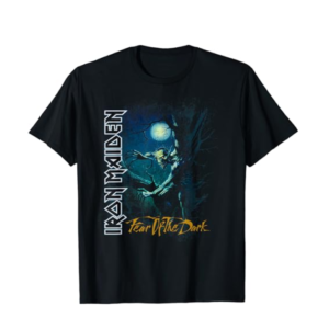 iron maiden fear of the dark black t-shirt
