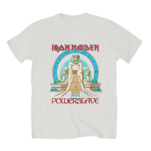iron maiden powerslave egypt grey t shirt
