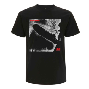 led zeppelin remastered cover black t shirt