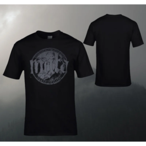 mgla with hearts toward none black t shirt