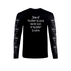 watain malfeitor black longsleeve back