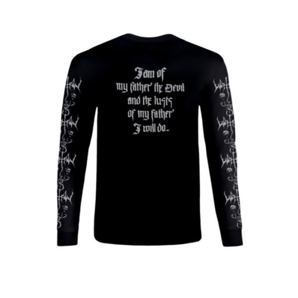 watain malfeitor black longsleeve back