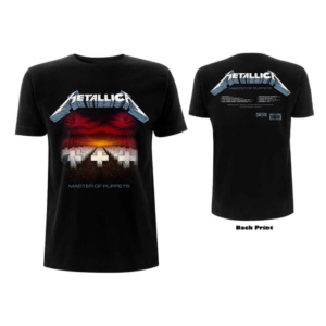 master of puppets tracks black t shirt
