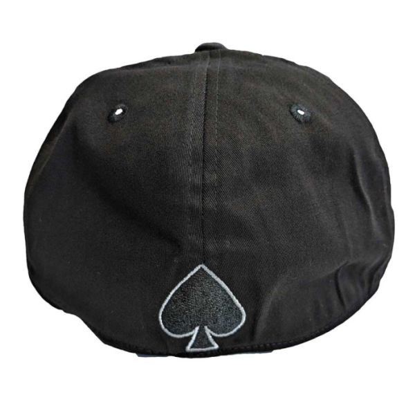 motorhead rock n roll black baseball cap back