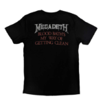 megadeth black friday black t shirt back