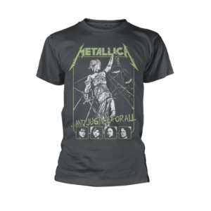 metallica justice for all faces grey t shirt