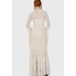 KILLSTAR - Hecate Lace Maxi Dress [IVORY] - Image 2