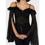 KILLSTAR - Breathless Lace Bardot Top