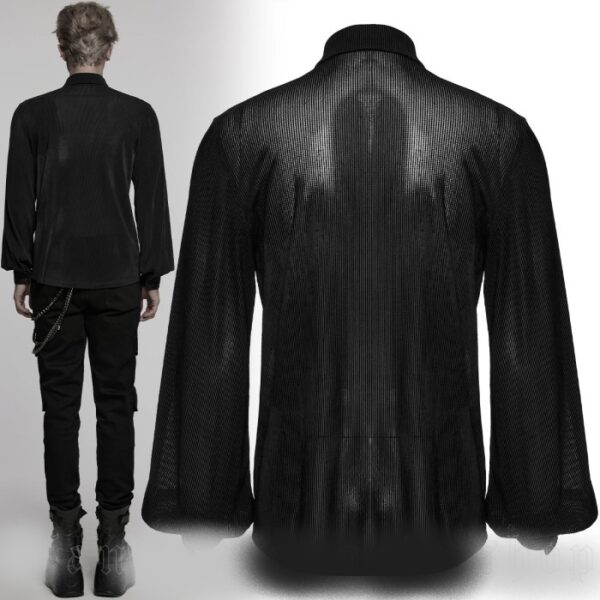 PUNK RAVE - Caleb Black Shirt - Image 2