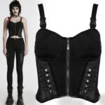 PUNK RAVE - Digital Necromancer Corset Top