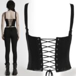 PUNK RAVE - Digital Necromancer Corset Top - Image 2