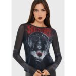 KILLSTAR - Grimalkins Glass Mesh Top