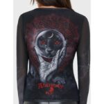 KILLSTAR - Grimalkins Glass Mesh Top - Image 2