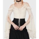 KILLSTAR - Breathless Lace Bardot Top