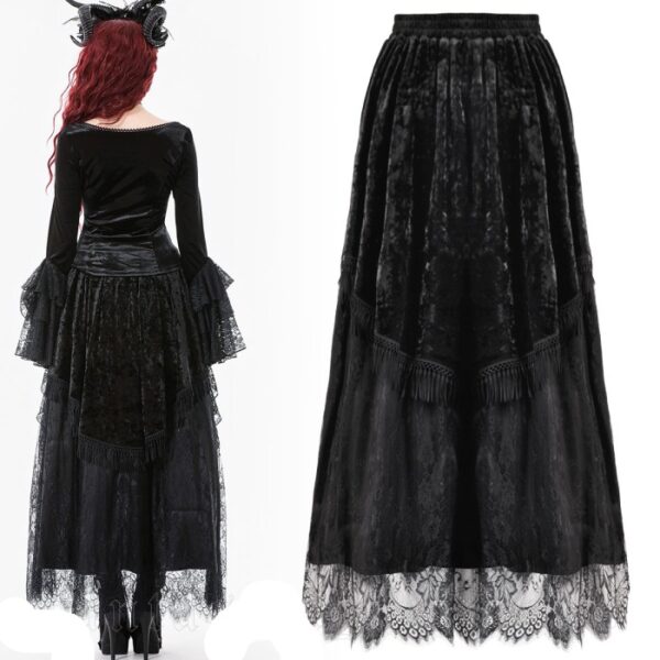 DARK IN LOVE - Celestial Darkness Long Skirt - Image 2