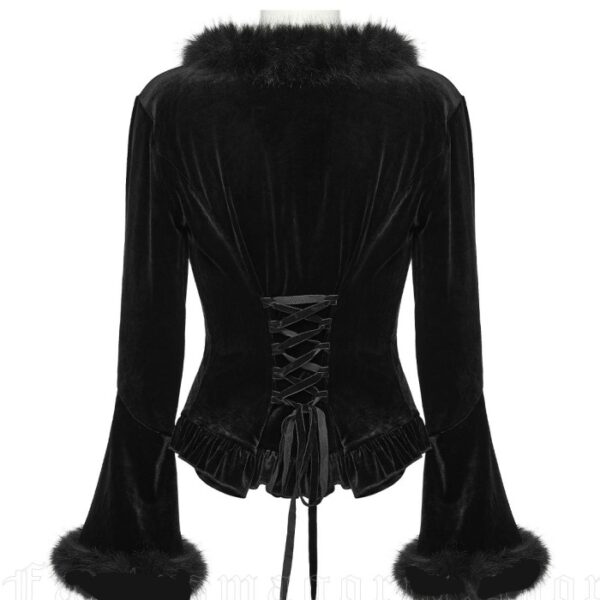 PUNK RAVE - Miss Fur Fur Longsleeved Top - Image 2