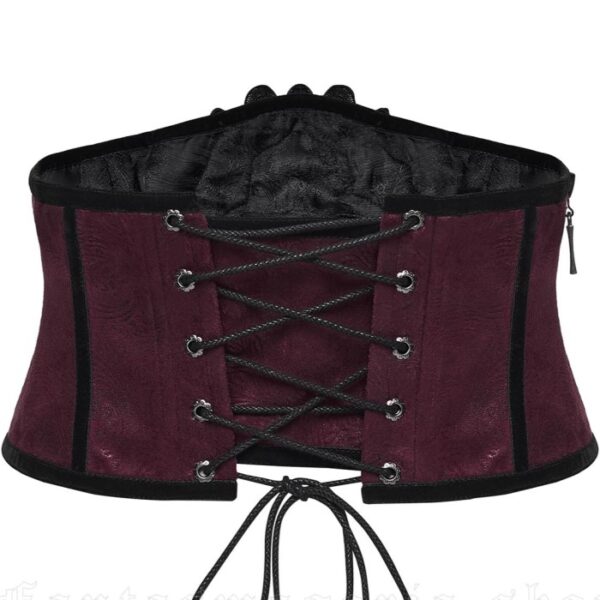 PUNK RAVE - Noctis Regina Rouge Corset Belt - Image 2