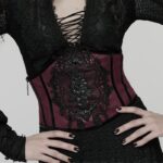 PUNK RAVE - Noctis Regina Rouge Corset Belt