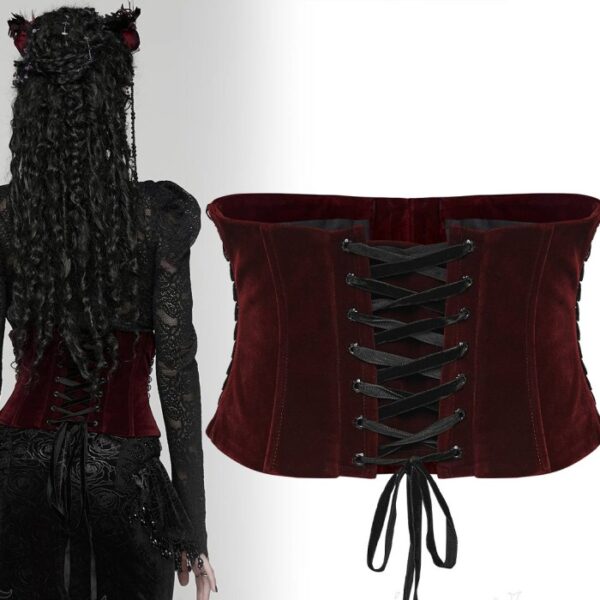 PUNK RAVE - Rose Rouge Waist Corset - Image 2