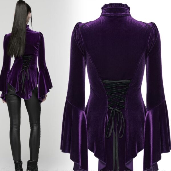 PUNK RAVE - Velvet Poetess Top - Image 2