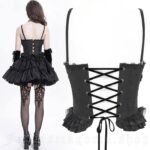 DEVIL FASHION - Rose Noire Corset Top - Image 2