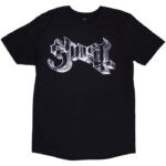 GHOST - Metal Logo & Purple Grucifix